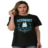 Vermont Green Mountain State Feminine Ženska grafička majica Tees Brisco Marke