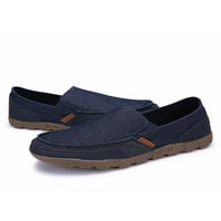 Avamo Muškarci Loafers Slip na ležernim cipelama STANICE STANICE MENS CANVAS Loafer Fashion Plava 8