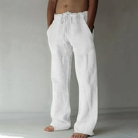 solacol muške hlače casual muške hlače sa elastičnim strukom pantalone za muškarce modni muški pamuk