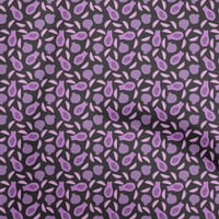 Onuone pamučne svilene ljubičaste tkanine plodovi haljina materijala tkanina za ispis tkanina sa dvorištem