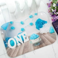 Gurmanski kolač plavi baloni Torta smash prve godine koncept Početna Dekor Podna mat prostirke Vrata