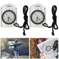 Karta Kompas za skali, lagani prijenosni prijenosni kompas, profesionalni čvrst izdržljiv 2. 0,4 inča za kampiranje sa visećim planinarenjem
