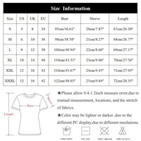 Ženske casual labave košulje V izrez kratki rukav modni dot tiskani vrhovi T-majice Tee S-3XL