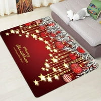 Santa Vratna podna mat božićni nalionici Kupini za odmor Kuhinja Mat Carpet Decor Decor