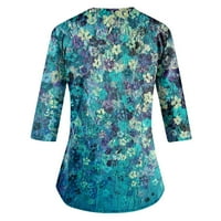 Košulje za žene za žene Ispis grafičkih marama Bluze Uniform kombinezoni Pulover Bluze za žene Dressy