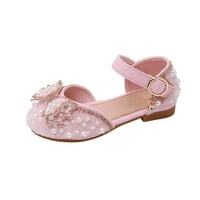 Cipele za djevojke Djevojke cipele s ravnim cipelama djevojke 'plesne cipele Princeze luk cipele