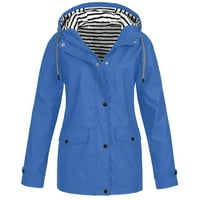 Guvpev Dame Mountain Vodootporna sportska odjeća Ski snijeg Zimska zaštitna jakna - svijetlo plava s