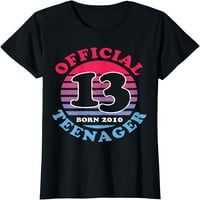 Službeni tinejdžer 13. rođendanske djevojke retro vintage majica majice