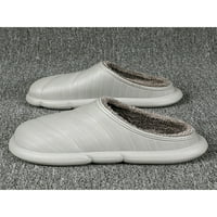 Daeful Dame Fuzzy Sliper Fuffy tople cipele Kućni papuče Lagana mekana plišana kućna cipela Žene Uform Grey 10.5-11
