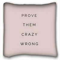 Winhome im dokaže pogrešan motivacijski citat ružičasto ružičasto bacanje jastučni koferi kućišta pokrivač