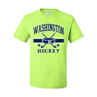 Divlji Bobby Grad Washington Hokej Fantasy Fan Sports Muška majica, Sigurnosna zelena, X-velika