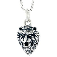 Privjesak za životinjskog šarma srebra srebrnog lava