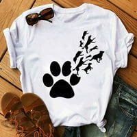 Pas mačka majica majica ujedinjača Slatke životinje Ispis majica smiješne grafičke majice O-izrez kratki
