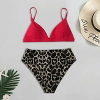 B91XZ Womens Plus Size kupaći kostim ženski kupaći kupalište za kupaće odjeće Soild Woild Bikinis kupaći