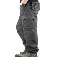 Muški joggers hlače duge multi-džepove na otvorenom modna casual jogging cool pant elastična wais planinarske