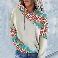 Fatuov ženske dukseve - jesenski kapuljač prodaja i klirens stavka labavih pulover dugih rukava patchwork
