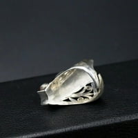 Roomhouse Unise prsten izdubljeni isklesani nježni kubni cirkonijski prsten za vjenčanje