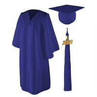 Class Act diplomski zastupljenost mat mat mat kapa i haljina sa tasselom i zlatnim šarmom, 6'3 - 6'6