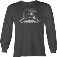 Američki ćelav Eagle Bird USA Graphic Tshirts XL Grey