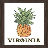 Virginia - ikona ananasa - Ikona za prešanje sa fenjerom