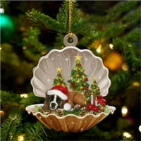 Xmas Festival Decre Decor Holiday Dekoracija viseći božićni privjesak za božićne ukrase božićnih ukrasa