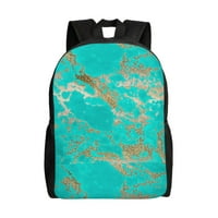 Zlatni sjajni mramorni putnički ruksak za muškarce Žene Klasični veliki kapacitet za laptop backpack
