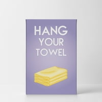 Dizajn osmijeha Objesite svoj ručnik za ručnik Recite dekor za kupatilo Platno Dečiji dekor Kupatilo