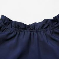 MIDI Ljetne haljine za žene plus veličine mini haljina za žene žensko slobodno vrijeme bez rukava bez