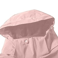 Kayannuo Womens Clats Outerwear Zimska klirenska kišna jakna Ženska vodootporna s kapuljačom na otvorenom