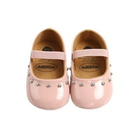 Jedno otvaranje djevojaka za bebe Čvrsto boje proljeće protiv klizanja mekane jedine cipele za zabavu