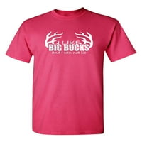 Veliki Bucks sarcastic humor grafički poklon za muške novitete Funny majica