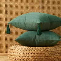 Jastuk za bacanje navlaka jastučnice pamuk i tassel jastučnice za jastuk za tassel Jednostavni listerski