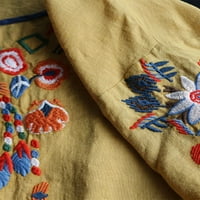 Neilla Žene Ljetne vrhove Kratki rukav T-majica Vez za majicu Dame Bohemian Tee Crew Crt Tunic Bluza