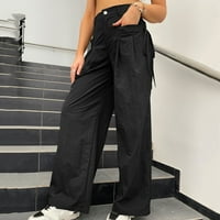 Žene Capri pantalone za ljetni ulični stil modni dizajn Sense Multi džepni kombinezoni niski struk