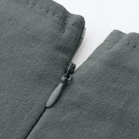 Fufitet ženski ležerni ljetni kombinezoni kratki rukav V Vračene hlače za noge za vrat s džepovima s