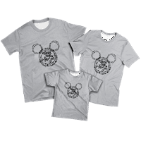 Majica za kratki rukav Mickey Cartoon, modna porodična majica za djecu tata i mama, 4xl
