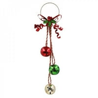 Velocity Božićna zvonorna ornamenta privjesci Viseći pokloni Xmas Tree Decor Dekor Početna Dekoracija