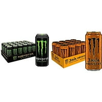Monster energetski napitak, zelena, originalna i java čudovište Saljena karamela, kafa + energetski napitak