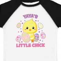 Mala mala Yaya Chick Slatka Uskršnja pilić s šarenim jajima poklon dječaka majica ili majica mališana