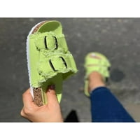 Sandale za ženske kaznene sanduke Casual ravne platnene klizne cipele