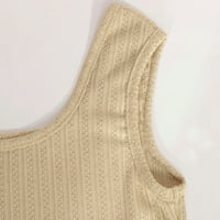 Ichuanyi ženski vrhovi, ljetno čišćenje Žene vrhovi pulover s pulovjerom bez rukava s kratkim majicama