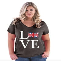Normalno je dosadno - Ženska majica plus veličine V-izrez, do veličine - Velika Britanija