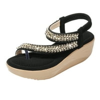 NSENDM klin sandale za ženske veličine za žene za žene Ljetne cipele klinovi Modni klinovi Comfort Sandale