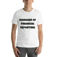 Menadžer financijskog izvještavanja Zabavni stil kratkih rukava majica majica u nedefiniranim poklonima