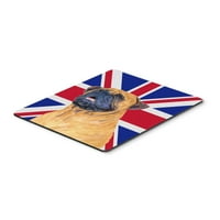 Carolines blaga SS4962MP Bullmastiff sa engleskim unije Jack Britanska zastava Mouse Pad, toplica ili