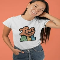 Ljubav prema svim majicama na baneru - Dizajn žena -Martprints, ženska 3x-velika