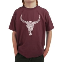 Majica Art Art Boy's Riječ - Teksaška lubanja