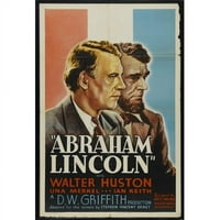 Posterazzi MOVII ABRAHAM LINCOLN Movie Poster - In