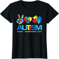 Mjesec autizma Prihvatite shvaćanje Love puzzle košulja majica