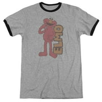 Sesame Street Vintage Elmo Muška majica za odrasle Heather